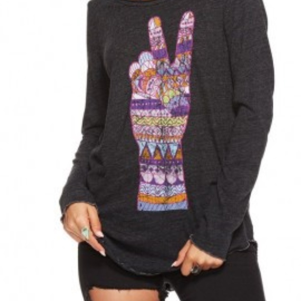 Chaser Peace Fingers Triblend*
